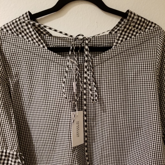 NWT Derek Lam gingham crop top blouse size 6 - Picture 5 of 7